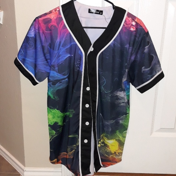 rainbow baseball jersey